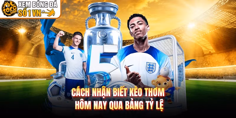 Cách nhận biết kèo thơm hôm nay qua bảng tỷ lệ